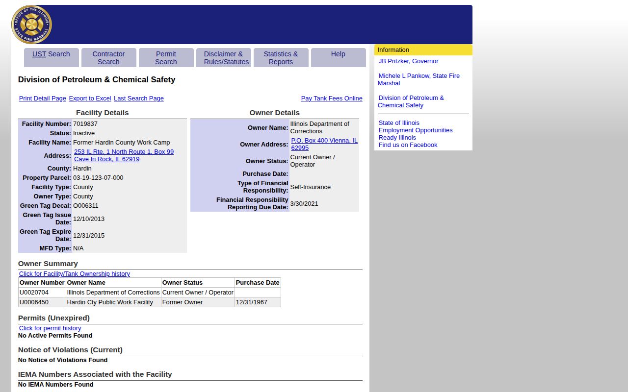 Former Hardin County Work Camp inactive records source